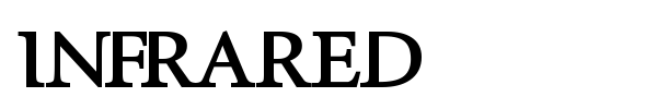 InfraRed font preview